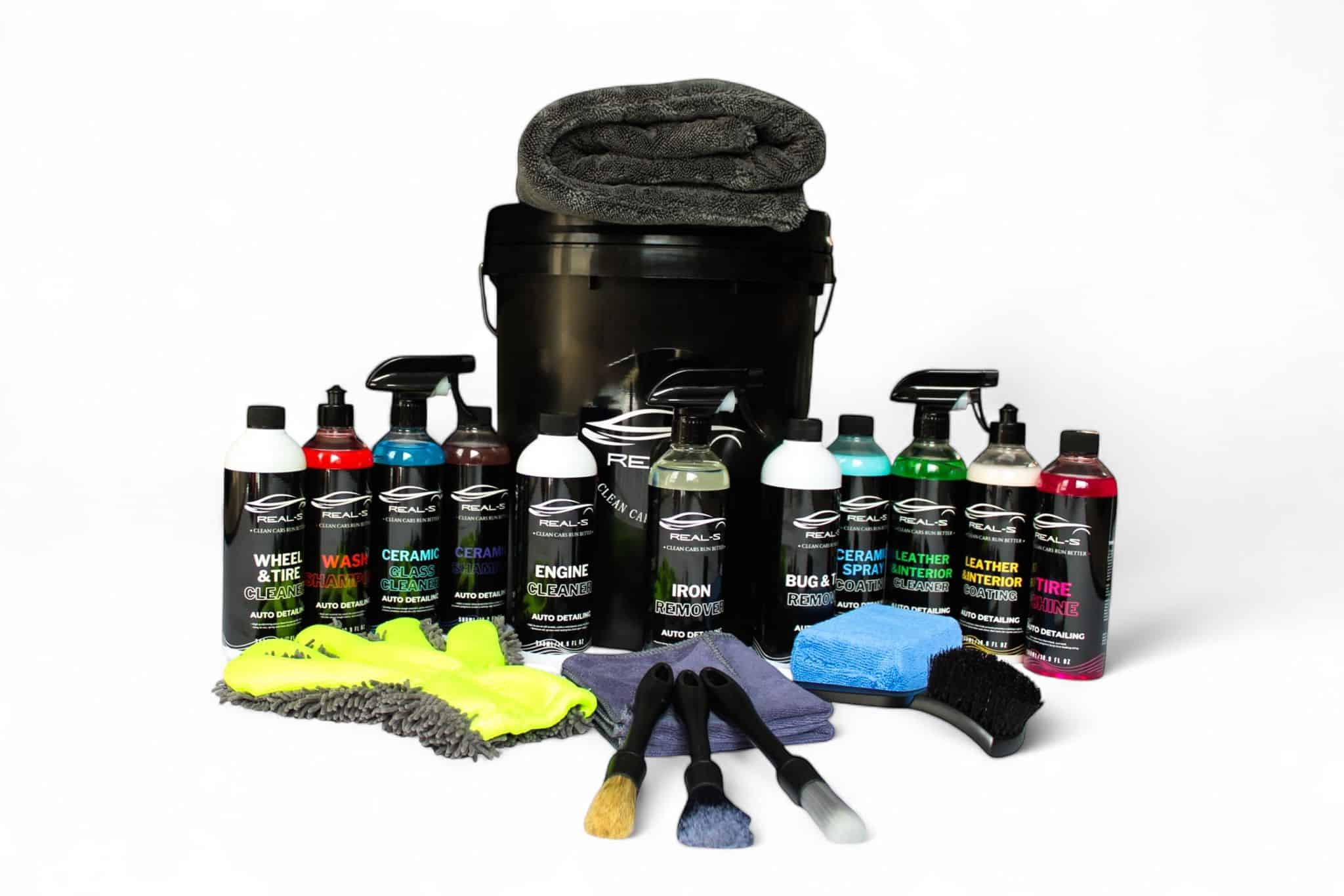 Complete Auto Poets Pakket – 11 Detailing Producten + Accessoireset (Incl. Doeken & Kwasten)