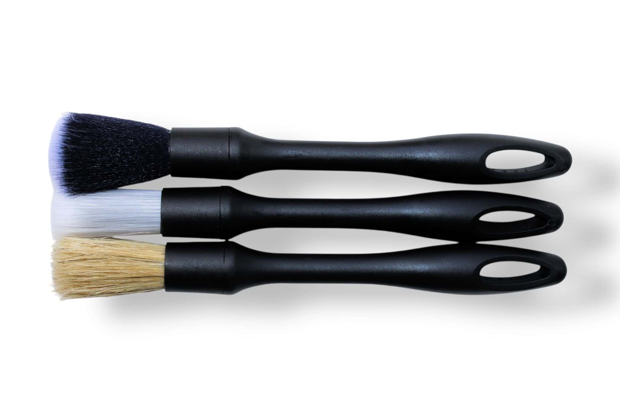 Detail Brush Set - 3-Delige Kwastenset voor Moeilijk Bereikbare Plekken (Interieur & Exterieur)